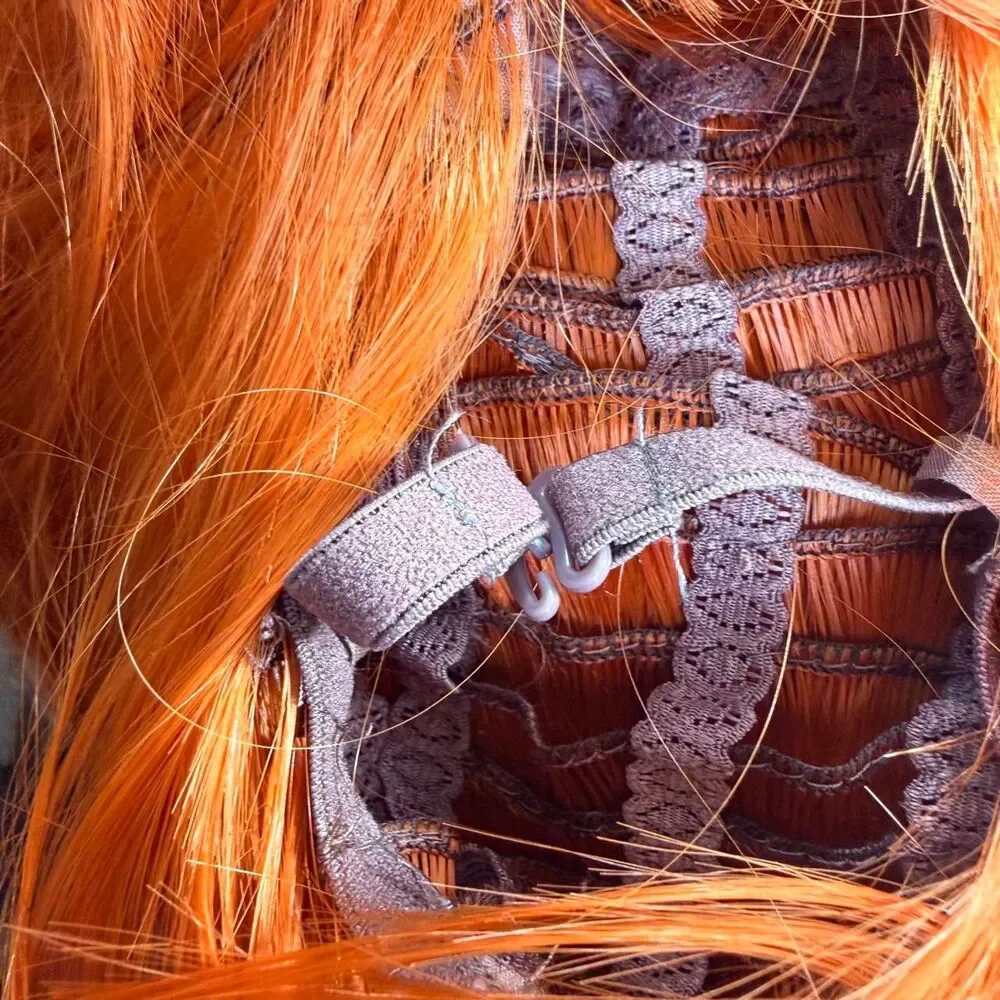 Unbranded Women's Orange and Brown Hair-accessories